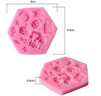 Fashionclubs Silicone Halloween Pumpkins Skull Witch Chocolate/Fondant/Candy Mold Mould N2