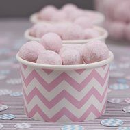 Ginger Ray Chevron Divine Treat/Ice Cream Party Tub Bowls, Mixed N5