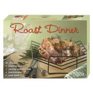 Reader's Digest - Roast Dinner Set: includes Rack, Knife, Fork, Thermometer, &amp; Cookbook.