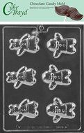Cybrtrayd C465 Gingerbread Boy and Girl Life of the Party Chocolate Candy Mold with Exclusive Cybrtrayd Copyrighted...