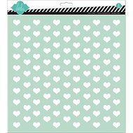Heidi Swapp Tiny Hearts Stencil, 12 by 12-Inch