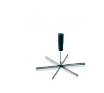 Paderno World Cuisine 6-Wedge Stainless Steel Pie Slicer