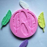 Silicone Mould Cake Tools DIY Feather Model Fondant Molds Cutting Molds Cake Molds -Pier 27