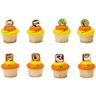 Kung Fu Panda 3 Besties Cupcake Rings - 12 Count