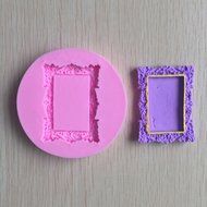 Karen Baking Photo Frame Shape 3D Silicone Cake Mold For Cake Fondant Decorating N8
