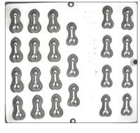 Mini Penis / Micro Penis &quot;Bite Size&quot; Chocolate Candy Mold 781