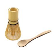 Regmtme Matcha Whisk &amp; Tea Spoon Natural Bamboo Matcha Green Tea Powder Bamboo Whisk for Preparing Matcha N2