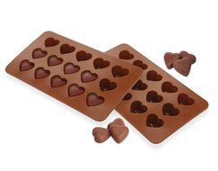 KOVOT Heart Shaped Silicone Molds - Set of 2 - Creates Heart-Shaped Chocolate, Jell-O, Candy or Ice Cubes N2