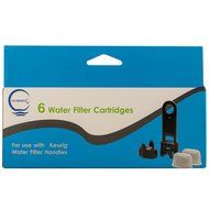 Filteristic Six Single Cup Brewer Replacement Charcoal Filters - For Keurig - Water Filter Cartridges N6