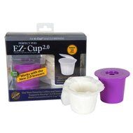 Ez-cup 2.0 &amp; Ez Cup Filters (50 Filters) Combo Pack for Keurig 2.0 By Perfect Pod N2