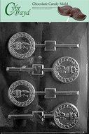 Cybrtrayd S074 Sports Chocolate Candy Mold, Torch Lolly