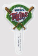Minnesota Twins Cake or Cupcake Toppers (12 Pack)