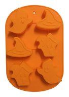 Halloween Ghosts Silicone Candy Jello Baking Mold (Orange) N9