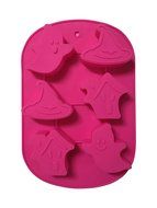Halloween Ghosts Silicone Candy Jello Baking Mold (Orange) N10