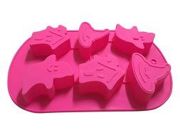 Halloween Ghosts Silicone Candy Jello Baking Mold (Orange) N11