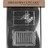 Dress My Cupcake Chocolate Candy Mold, Large Box with Bow