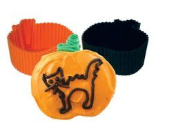 Tovolo Cupcake Molds, Pumpkin - Set of 8