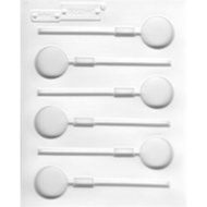 LorAnn Oils Lollipop Candy Molds Set of 3 (1) each of Hearts, Stars, and Round with 100 Lollipop Sticks N4