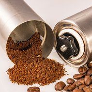 Toyofmine Manual Coffee Grinder,Conical Burr Mill for Precision Brewing, Fresh Coffee,Brushed Stainless Steel N5