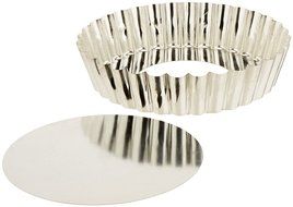 Matfer Bourgeat 340683 Deep Fluted Tart Mold with Removable Bottom N2