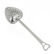 Genenic Diffuser Heart Shape Stainless Steel Infuser Strainer Tea Spoon Filter N2