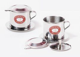 Vietnamese Coffee Filter Press. Screw Down Insert. Dripper Mechanism. Made in Vietnam. Sizes S, M, or L in 1,... N21
