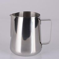 Milk Pitcher, Frothing Pitcher, Gotd Stainless Steel Milk Cup Milk Frothing Pitcher 350ML 12 Oz (Silver) N4