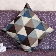 Beautyvan New Comfortable geometric cushion covers decorative pillows cushions (Blue) N5