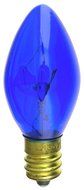 7 Watt C7 Transparent Outdoor Patio Party Christmas Novelty Replacement Bulbs, 25 Pack (Red) N23