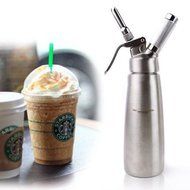 TOPCHANCES Aluminium Cream Frother Cream Whipper Dispenser Milk Frother Foam N2