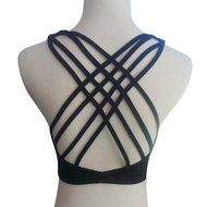 PHOTNO Women Yoga Fitness Stretch Workout Tank Top Seamless Sports Bra N5