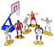 WILTON CUPCAKE AND CAKE TOPPER 7PC BASKETBALL CAKE DEC 2113-2237