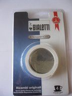 Bialetti 4-Cup Stainless Replacement Gasket / Filter Pack N2
