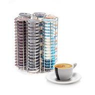 Neotechs Tassimo Revolving 6 Column 96 Pc Coffee Pod T-Disc Capsule Holder Dispenser Chrome Bosch