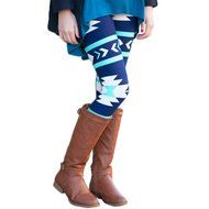 PHOTNO Casual Women Lady Skinny Geometric Print Stretchy Jegging Pants Slim Leggings N96