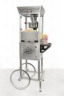 Nostalgia CCP510 53-Inch Tall Vintage Collection 6-Ounce Kettle Popcorn Cart N8