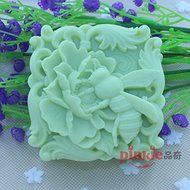 Pinkie Tm Bee flowers Handmade SOAPfondant mold,resin clay chocolate candy silicone cake mould,fondant cake decorating... N3