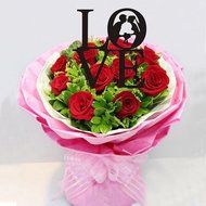 Ecape Acrylic Wedding Cake Toppers Custom Love You More Cake Toppers Cake Decoration Black Pack of 1 N23