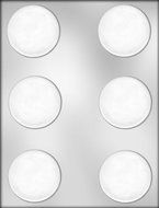 CK Products 2-1/8-Inch Plain Circle Chocolate Mold
