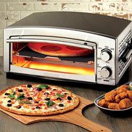BLACK+DECKER P300S 5-Minute Pizza Oven &amp; Snack Maker, Pizza Oven, Toaster Oven, Stainless Steel N2