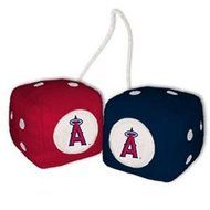 Los Angeles Angels of Anaheim Fuzzy Dice