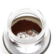 LAGUTE Handheld and Portable Manual Coffee Mill Grinder with Ceramic Burr (Black) N12