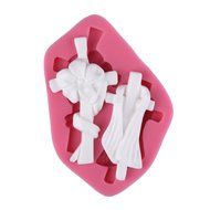 KookieMonsta Cross Shapes Silicone Mold for Soap Icing Muffin Fondant Decoration Cake Decorating Mold N2