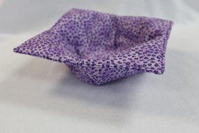 Microwave Bowl Cozy Bowl Potholder Reversible Purple Leopard N4