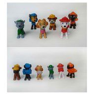 6 pcs PAW PATROL Cake Toppers Marshall Rubble Chase Rocky Zuma Skye Figure Set