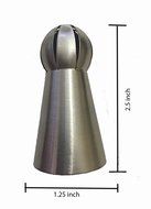 New Ball Russian Stainless Steel Tips Tulip Sphere Whip Cream Buttercream Icing Piping Nozzles DIY Baking Tools... N12