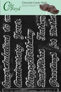 Cybrtrayd L001 Salutations Chocolate Candy Mold with Exclusive Cybrtrayd Copyrighted Chocolate Molding Instructions