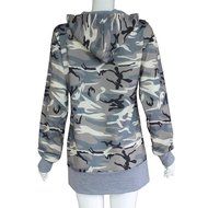 Hoodie Sweatshirt,Morecome Womens Camouflage Printing Pocket Hooded Tops N5