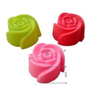 Fanhesheng 10pcs 3CM Silicone Rose Muffin Cookie Cup Cake Baking Mold Chocolate Jelly Maker Mould N3