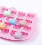 Yunko Bakeware Silicone Lovely Hello Kitty Shape Chocolate Mould, 16 Holes N4